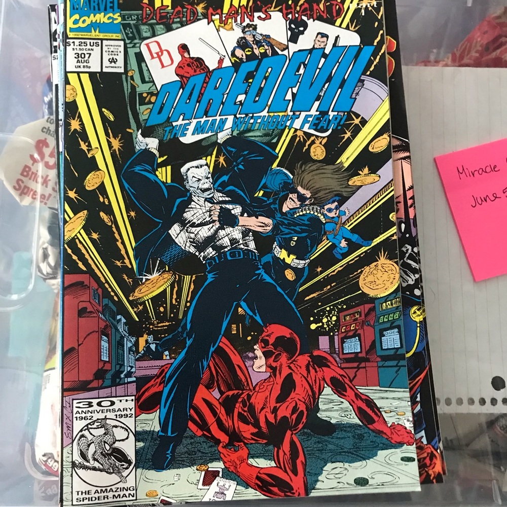 Daredevil #307 Comic Book - Marvel Cover